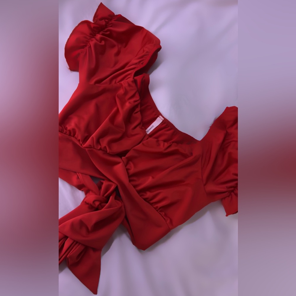 RED BLOUSE